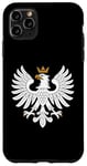 Coque pour iPhone 11 Pro Max Aigle blanc minimaliste symbole polonais de fierté et de patrimoine