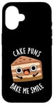 iPhone 16 Cake Puns Bake Me Smile Funny Baking Pun Case