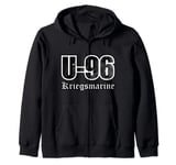 U-96 Kriegsmarine (distressed) Zip Hoodie