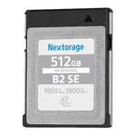 Nextorage CFexpress Type B Memory Card B2 SE Series (512GB)