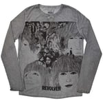 The Beatles Unisex Adult Revolver Stone Wash Sweatshirt - L