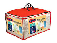 DODO | Couette Ultra Douce 220x240 | pour lit 2 Personnes | Couette 4 Saisons | Toucher Peau de Pêche et Ultra Gonflante | Fabriqué en France | Lavable en Machine à 40°c