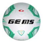 GEMS UN07-0313 Olympique Academy Unisex Ballon de Football récréatif Blanc/Vert Taille 3