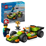 LEGO City Green Race Car Toy for 4 Plus Year Old Boys & Girls, Classic-Style Rac