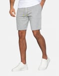 Threadbare Mens Light Grey 'Bergamot' Fleece Shorts Cotton - Size 2XL