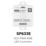 Contrôleur LED tout-en-un SP630E,5 canaux,PWM,SPI Pixels,bande lumineuse,WS2812B,WS2811,SK6812,FCOB 5050,RGB,RGBW,CCT,musique,BT,5V-24V - Type 4 Pin RGB SP633E-Only 1 Controller