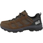 Jack Wolfskin Homme VOJO 3 TEXAPORE LOW M Chaussure de Trail, Marron / Phantom, 44 EU