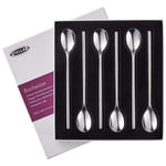 Stellar Rochester BL46 Set of 6 Stainless Steel Latte or Sundae Spoons Gift Box