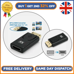 Display Port DP Male To HDMI Female Adapter Converter For 4K HD 1080P HDTV PC UK