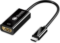 SK-04-TCH USB C Type C to HDMI, 4K 1080p 60 Hz, Adaptateur mâle-Femelle pour connecter Un PC/Notebook/Mac avec Sortie USB C à Un Moniteur, projecteur avec entrée HDMI. Câble de 15 cm..[V312]