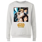 Star Wars Manga Style Women's Sweatshirt - White - S - White