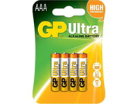 Gp Aaa-Batteri Ultra Alkali-Mangan 1.5 V 4 Stk