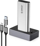 Station d'accueil M.2 pour SSD NVMe SATA avec Boîtier à Dissipateur Thermique en Aluminium,Adaptateur 10Gbps M2 SSD vers USB avec Câble USB C à C/A de 3,3FT,Jusqu'à 8 to,sans Outil -IT18(Q784)