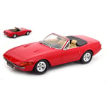 FERRARI 365 GTB/4 DAYTONA CONVERTIBLE 2 SERIES 1971 RED 1:18 KK Scale Die Cast