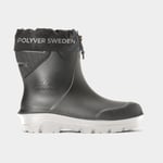 Polyver Seglarstövlar Classic Sport Low Black / Off-White, svart med vit sula, unisex, EU 40