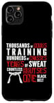 Coque pour iPhone 11 Pro Max Ceinture noire Taekwondo – Entraînement d'arts martiaux mixtes Taekwondo