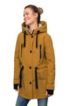 LAURASØN Veste Softshell à intérieur en Polaire bouclée. Capuche à Doublure en Polaire bouclée Caramel L 820708680-L