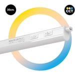 Réglette led sous meuble T5 - 4W - cct - 30 cm - Opal