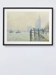 John Lewis Claude Monet 'The Thames Below Westminster' Framed Print, 60 x 80cm, Multi