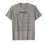 Psalm 23 The LORD Is My Shepherd King James Bible KJV T-Shirt