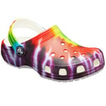 Crocs Childrens/Kids Classic Tie Dye Clogs - 1 UK