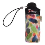 Totes ECO Tiny X-tra Strong 5 Section Folding Umbrella - Ikat Daubs Print