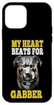 Coque pour iPhone 12 mini My Heart Beats for Gabber Uptempo Speedcore