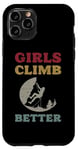 iPhone 11 Pro Girls Climb Better Outdoor Adventure Moon Silhouette Case