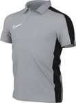 Nike Short-Sleeve Polo Y NK DF Acd23 Polo SS, Wolf Grey/Black/White, DR1350-012, M