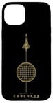 Coque pour iPhone 15 Plus Spirit Of Concorde Gold Globe Avion