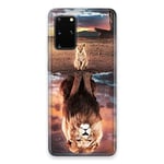 Coque pour Samsung Galaxy S20 FE / S20FE Lion Reflet