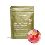 Sixways Marine Collagen Powder, Pure Wild Marine Collagen, Raspberry Flavour, 28 Servings(150g), Skin Support, Premium Wild Grade Collagen for Healthy Skin,Hair and Nails,Vitamin C and Hyaluronic Acid