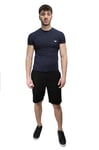 Emporio Armani Men's Eagle Patch Bermuda Shorts, Black, M