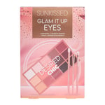 Sunkissed Glam It Up Eyes - 15 x 1.74g Eyeshadow, 3 x Eye Makeup Brushes