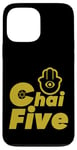 iPhone 13 Pro Max Hamsa Hand Chai Five Jewish Star Of David Hebrew Good Luck Case