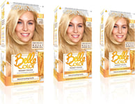 Garnier Belle Color Blonde Hair Dye Permanent 9.3 Natural Light Honey Blonde x 3