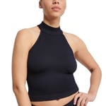 Sloggi EVER Infused Aloe High Neck Top Svart Small Dame