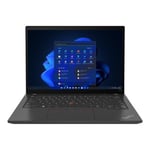 Lenovo ThinkPad P14s Gen 4 21HF - Intel Core i7 1360P / jusqu'à 5 GHz Win 11 Pro RTX A500 16 Go RAM 512 SSD TCG Opal Encryption 2, NVMe, Performance 14" IPS 1920 x 1200 Ethernet, Fast Gigabit IEEE 802.11b, 802.11a, 802.11g, 802.11n, 802.11ac, Bluetooth 5.1, 802.11ax (Wi-Fi 6E) Wi-Fi 6E villosité noire clavier : Français