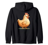 Pretty Chicken Costume for Chicken Breast Lovers Zip Hoodie