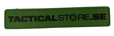 Tacticalstore PVC Patch 16x3cm - Grön/Svart