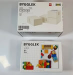 IKEA & LEGO BYGGLEK Storage Box + Lego 201-Pieces Brick 40357 Complete Set (New)