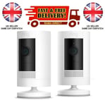 Ring Stick Up Cam Battery Indoor/Outdoor HD Camera 3rd Gen Duo Pack Wireless x 2
