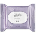 KIKO Milano Pure Clean Scrub & Peel Wipes Lingettes Exfoliantes