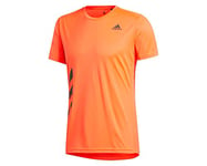 Adidas Run It Tee PB T-Shirt - Solar Red, X-Large