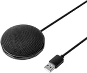 Microphone À Condensateur, Usb Mini Micro Filaire Réunion Affaires Omnidirectionnel Pour Ordinateur Bureau Pc Portable Enregistrement Dictée Conférence Téléphonique Streaming Gamin[YIN145188]