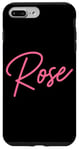 iPhone 7 Plus/8 Plus Rose Name Women Cute Girl Elegant Female Love Handwriting Case