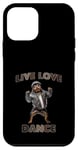 Coque pour iPhone 12 mini Live Love Dance Cool Dog Hip Hop Vibes