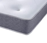 eXtreme comfort ltd Introducing The Gallaxy Grey Small Double Mattress from 9" Deep Memory Fibre Sprung Mattress Featuring a Grey Border (4ft x 6ft3, 120cm x 190cm)