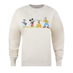 Disney Womens/Ladies Mickey & Friends Lineup Sweatshirt - S