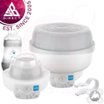 MAM Electric Steriliser & Express Bottle Warmer│Kills 99.9% of Germs│White